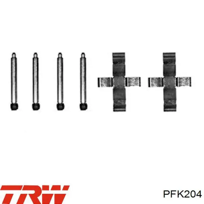Ремкомплект гальмівних колодок Mercedes A0004214091 ціна, від 4.69 USD