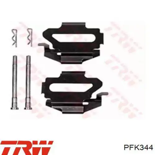 Купити PFK344 TRW Ремкомплект задніх гальм