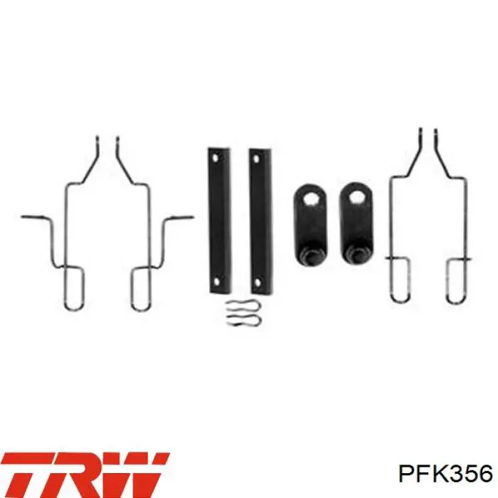 Купити PFK356 TRW Ремкомплект гальмівних колодок