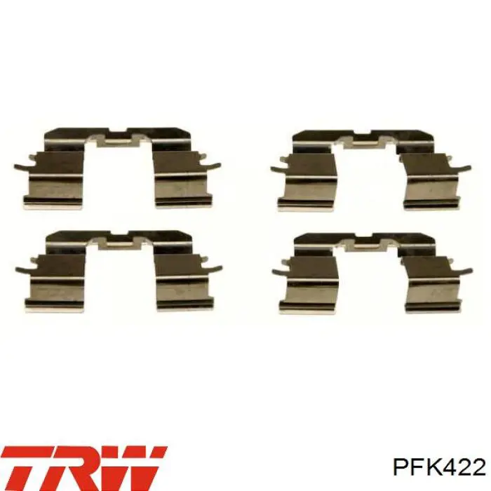 494752020 Toyota Комплект пружинок кріплення дискових колодок, передніх