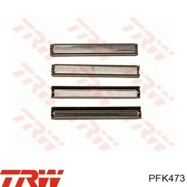 Ремкомплект передніх гальм TRW PFK473 ціна, від 9.58 USD