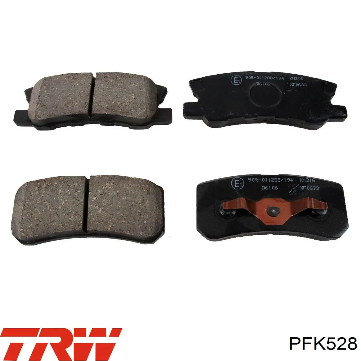 Купити MR510545 Mitsubishi Комплект пружинок кріплення дискових колодок, задніх