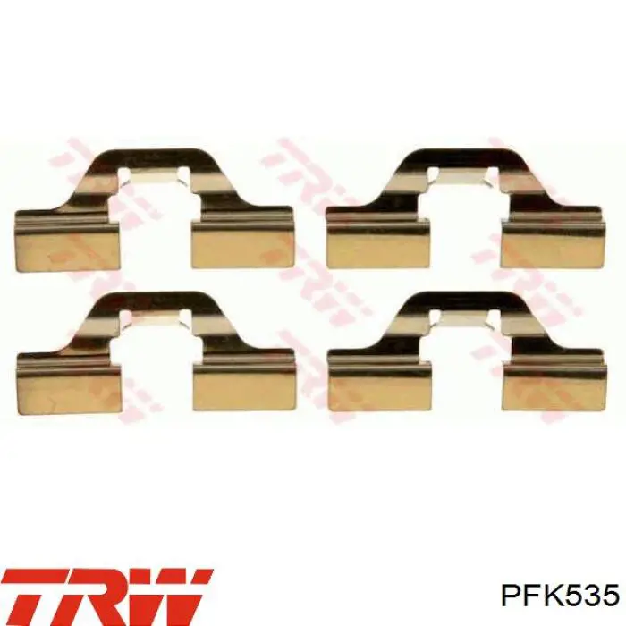 Купити PFK535 TRW Ремкомплект гальмівних колодок