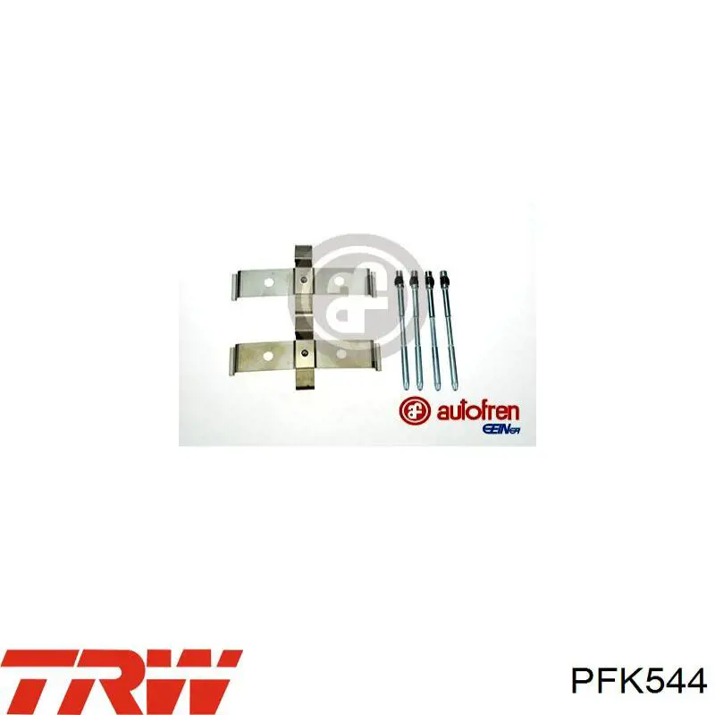 Купити PFK544 TRW Ремкомплект гальмівних колодок