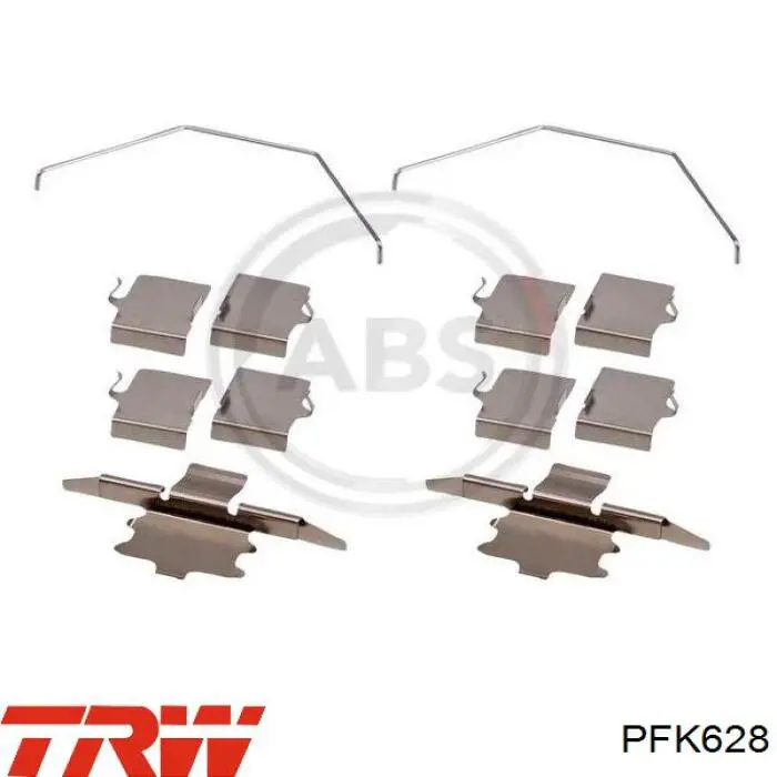 Пластина кріплення гальмівної колодки TRW PFK628