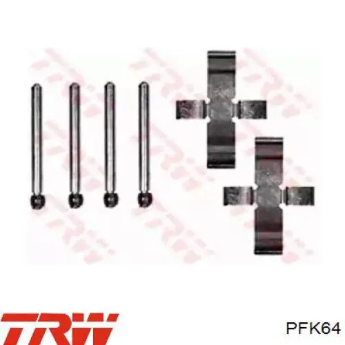 Купити PFK64 TRW Ремкомплект гальмівних колодок