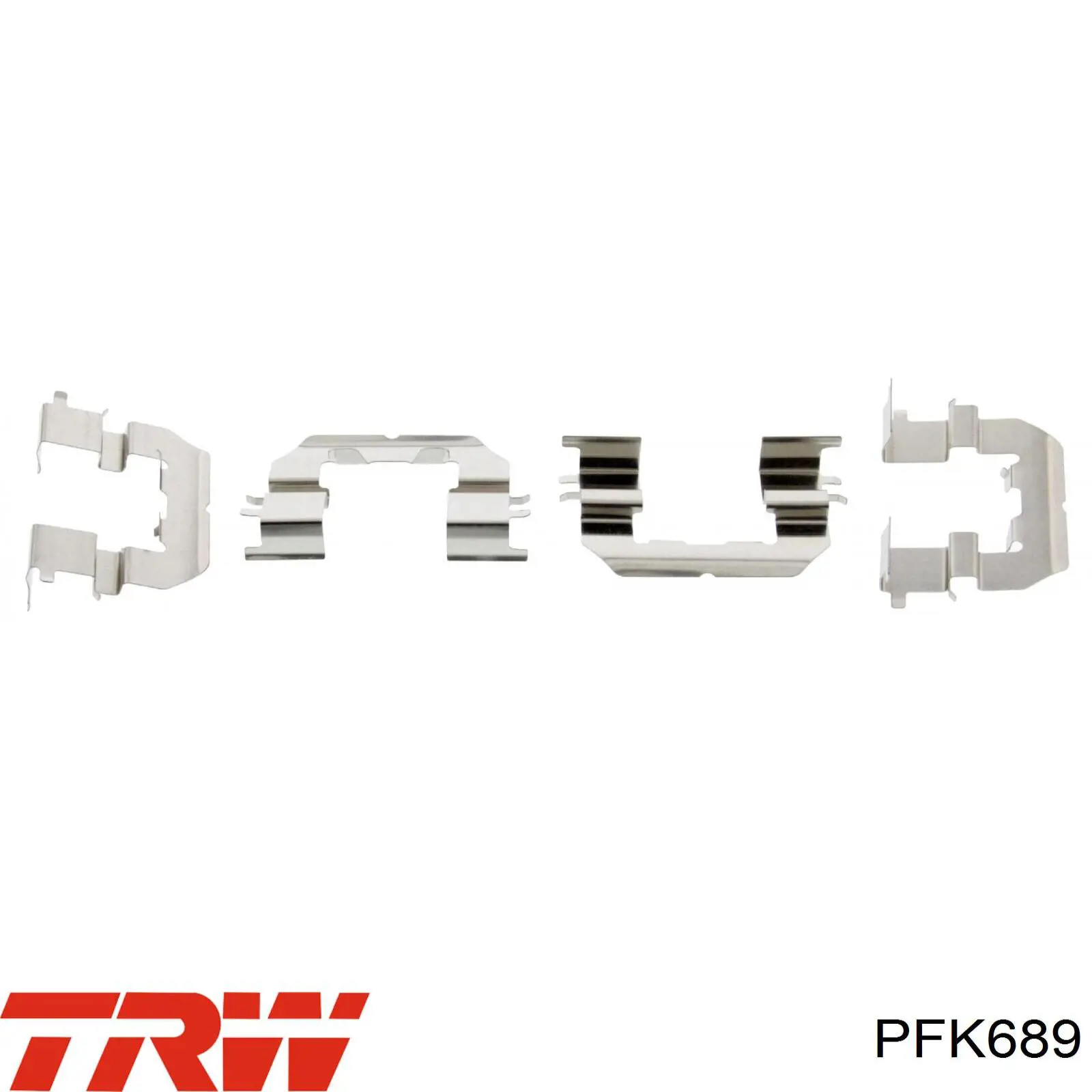 Купити PFK689 TRW Комплект пружинок кріплення дискових колодок, передніх
