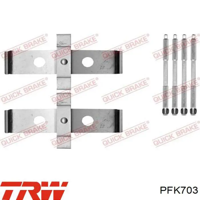 PFK703 TRW Ремкомплект торм. колодок