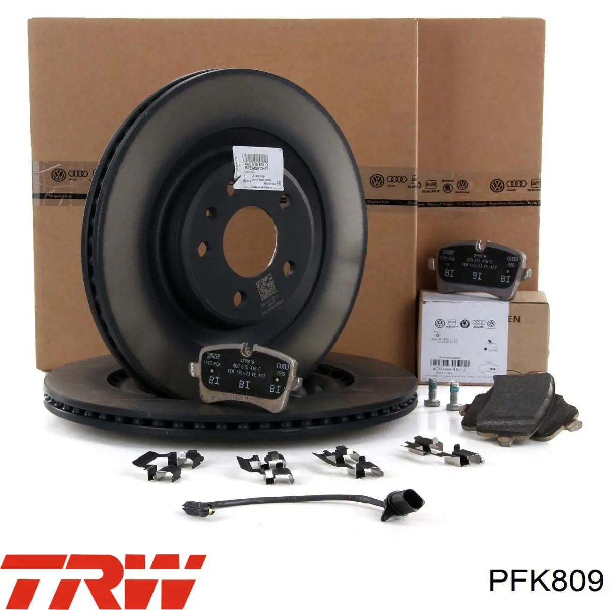 Пружинна засувка супорту TRW PFK809 ціна, від 5.52 USD