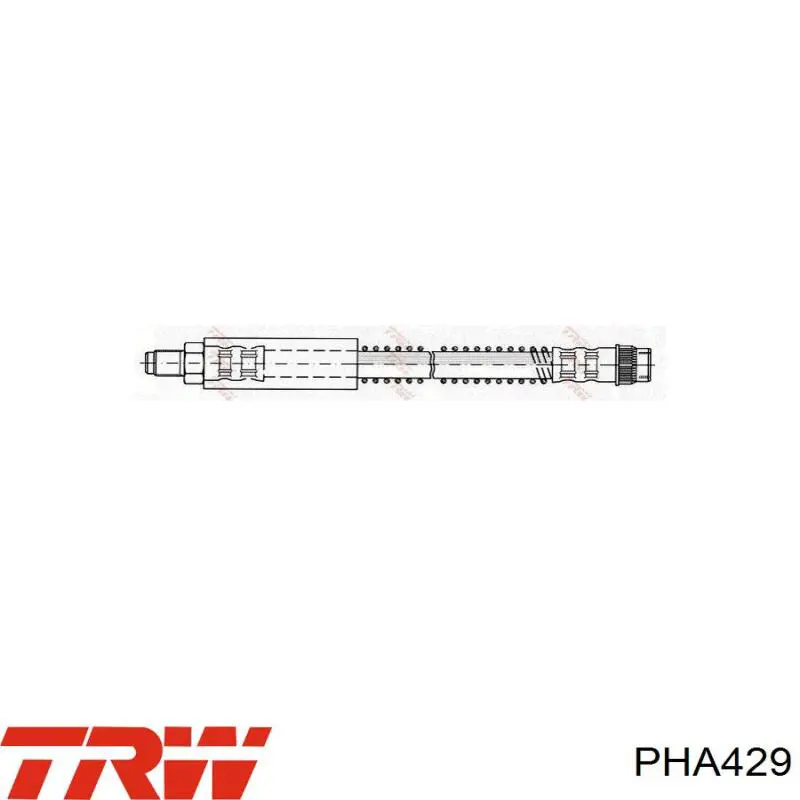 Шланг гальмівний задній PHA429 TRW