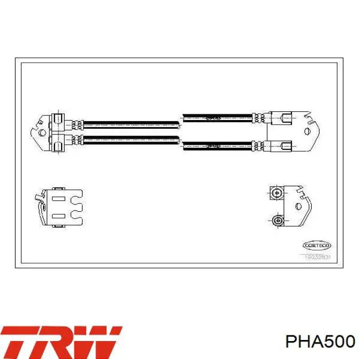 Купити BSG30730041 BSG Шланг гальмівний задній