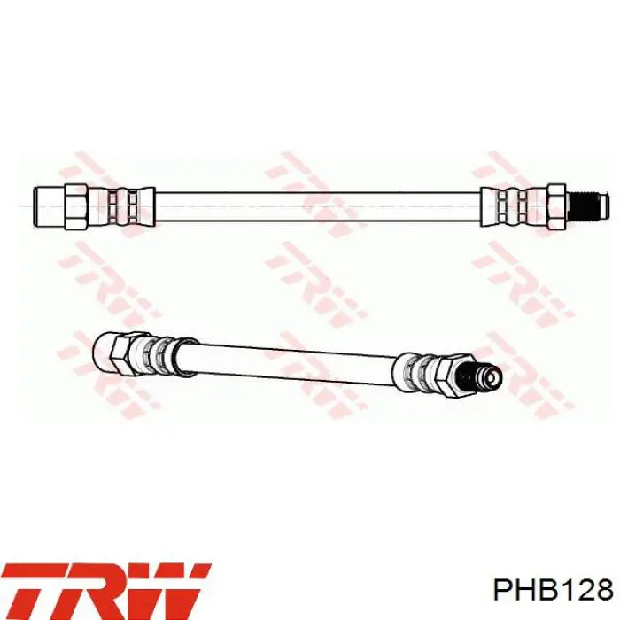 Купити PHB128 TRW Шланг гальмівний задній