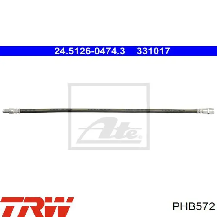 Гальмівні шланги передні T496488 STC