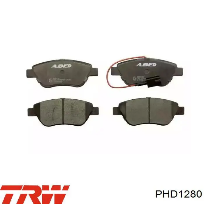 Шланг гальмівний передній, лівий TRW PHD1280 ціна, від 15.48 USD