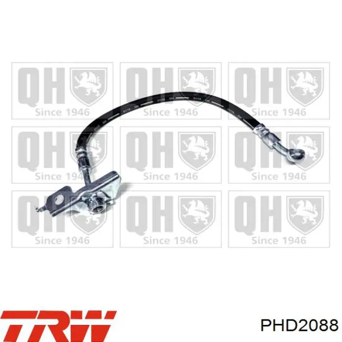Шланг гальмівний задній, правий TRW PHD2088 ціна, від 13.52 USD
