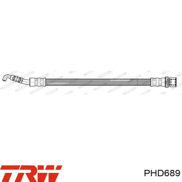 Купити 6T48073 LPR Гальмівні шланги передні