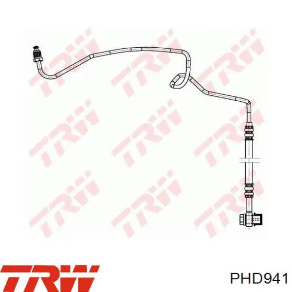 Шланг гальмівний задній, лівий Triscan 815029360 ціна, від 18.75 USD