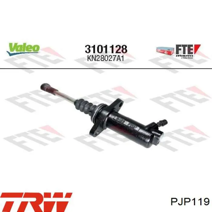 Робочий циліндр зчеплення 0012954007 Rotweiss