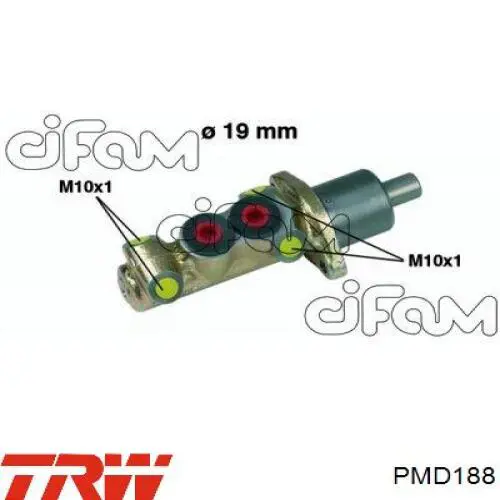 Купити PMD188 TRW Головний гальмівний циліндр