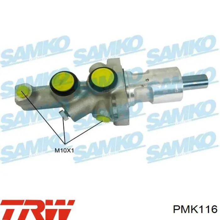 Циліндр головний гальма (Гідротормоз) TRW PMK116 ціна, від 69.65 USD