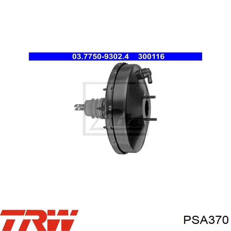 PSA370 TRW підсилювач гальм вакуумний