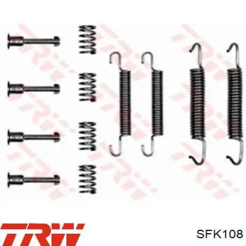 Монтажний комплект задніх барабанних колодок BMW 34410410825