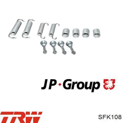 Монтажний комплект задніх барабанних колодок BMW 34419064497 ціна, від 8.02 USD
