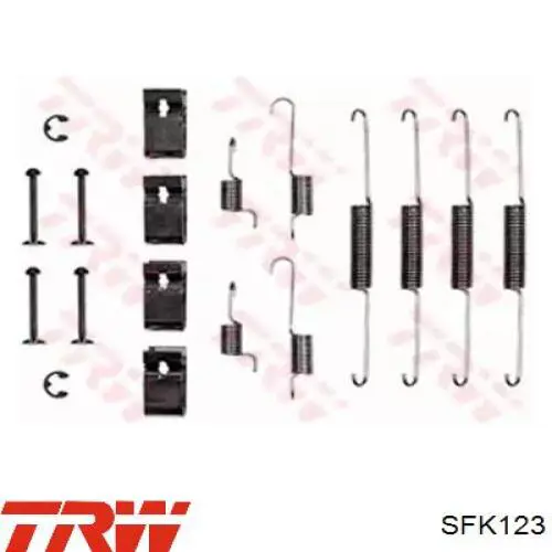 Купити SFK123 TRW Ремкомплект гальмівних колодок