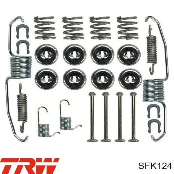 Купити SFK124 TRW Монтажний комплект задніх барабанних колодок