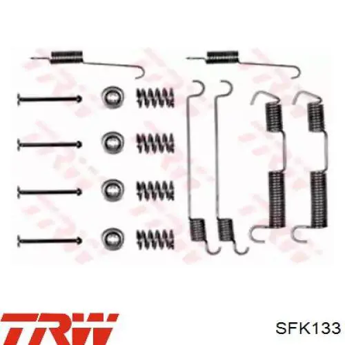 Купити SFK133 TRW Ремкомплект гальмівних колодок