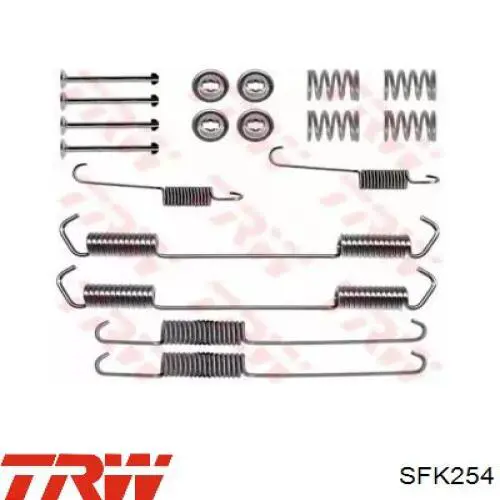 Купити QB1050780 Quick Brake Монтажний комплект задніх барабанних колодок