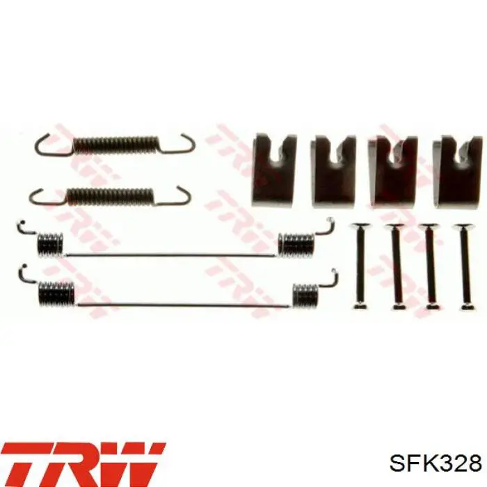 Купити SFK328 TRW Монтажний комплект задніх барабанних колодок