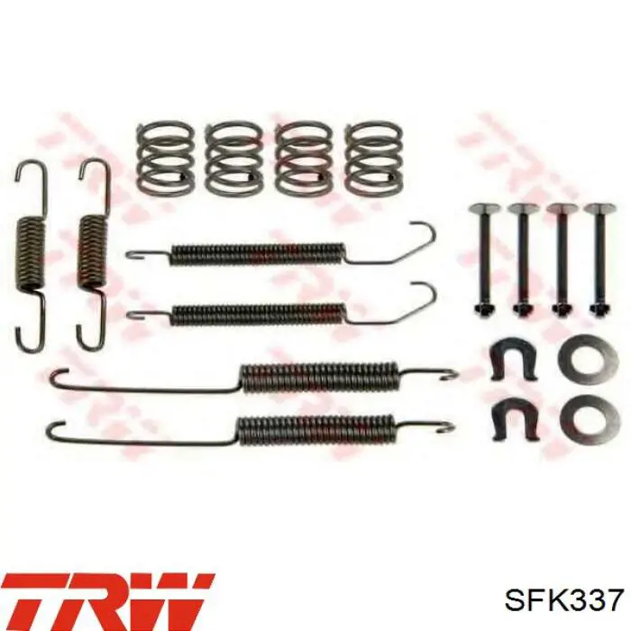 Монтажний комплект задніх барабанних колодок Quick Brake 1050803 ціна, від 11.36 USD