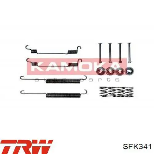 Ремкомплект задніх гальм TRW SFK341 ціна, від 4.82 USD