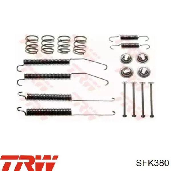 Монтажний комплект задніх барабанних колодок QB1050787 Quick Brake