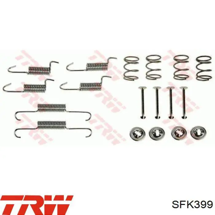 Купити SFK399 TRW Ремкомплект задніх гальм