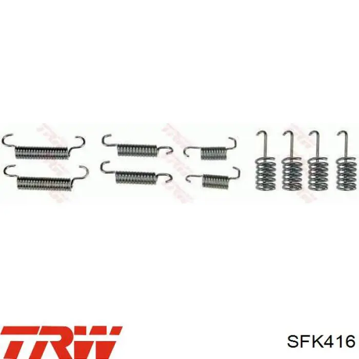 Монтажний комплект задніх барабанних колодок ERT 310118 ціна, від 4.67 USD