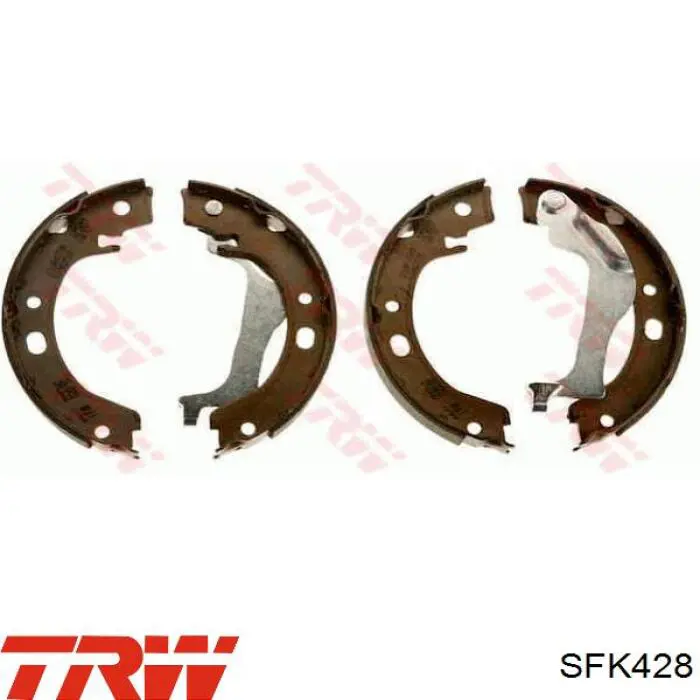 Монтажний комплект задніх барабанних колодок TRW SFK428 ціна, від 7.38 USD