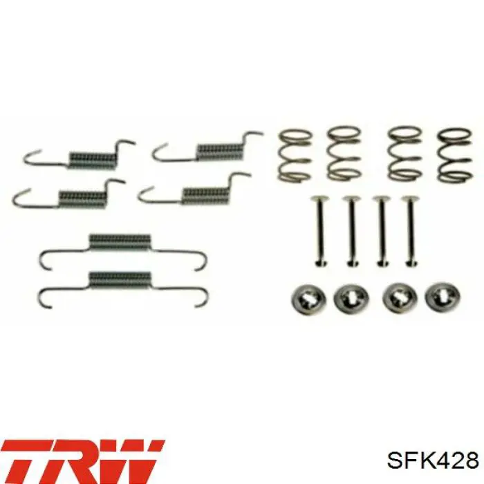 Монтажний комплект задніх барабанних колодок SFK428 TRW