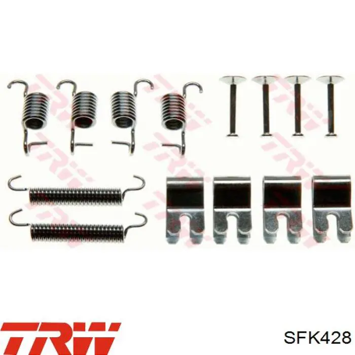 Купити SFK428 TRW Монтажний комплект задніх барабанних колодок