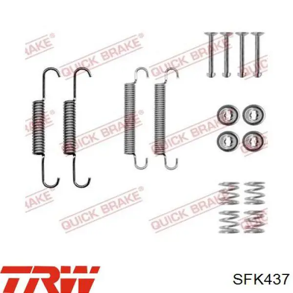 Ремкомплект задніх гальм Hyundai/Kia 583231H000