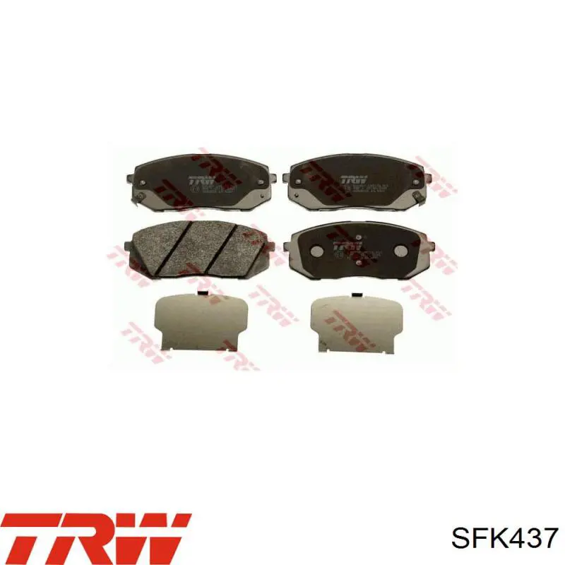 Ремкомплект задніх гальм 583231H000 Hyundai/Kia
