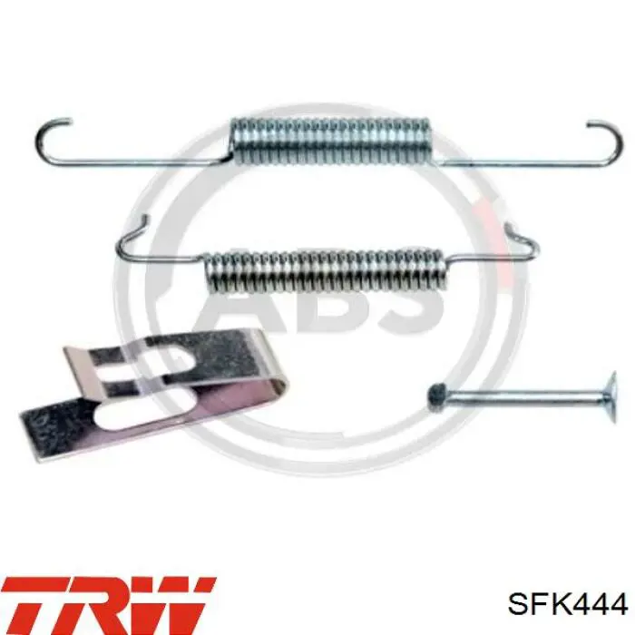 Монтажний комплект задніх барабанних колодок TRW SFK444 ціна, від 17.67 USD