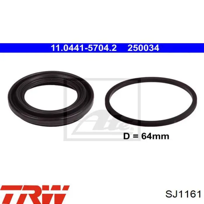 Ремкомплект переднього супорту 1002202 Ford