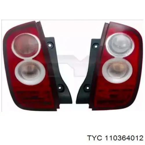 Ліхтар задній лівий TYC 110364012 ціна, від 48.63 USD