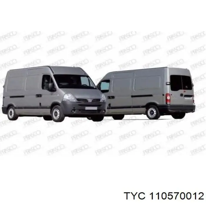 Ліхтар задній лівий Renault (RVI) 9109956