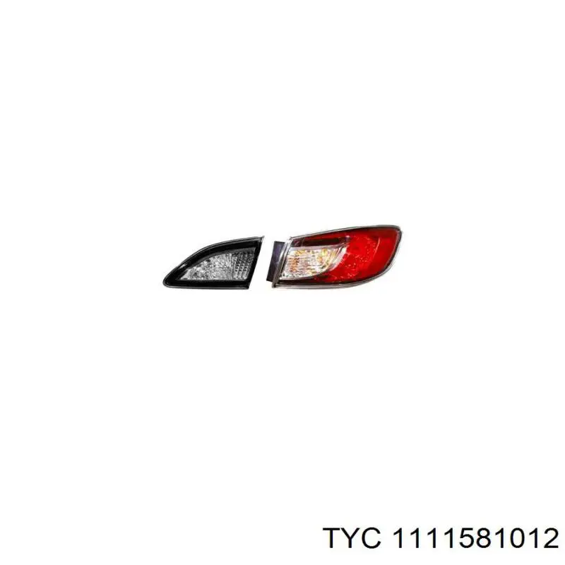 Ліхтар задній правий, зовнішній TYC 1111581012 ціна, від 49.79 USD
