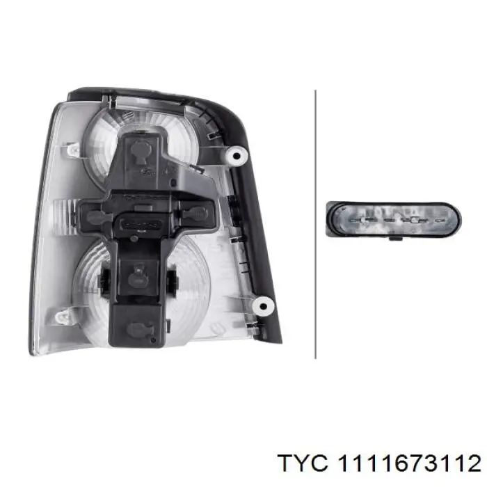 Задні ліхтарі TYC 1111673112 ціна, від 64.99 USD