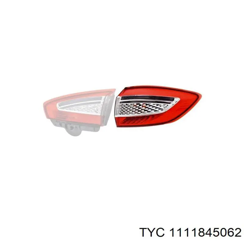 Ліхтар задній правий, зовнішній Polcar 32D1883T ціна, від 169.06 USD
