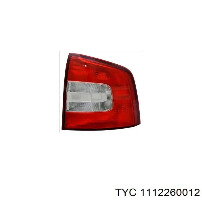 Ліхтар задній лівий TYC 1112260012 ціна, від 42.17 USD